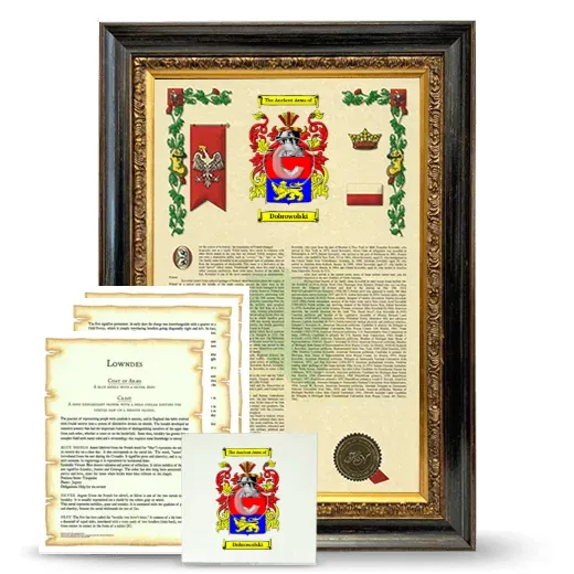 Dobrowolski Framed Armorial, Symbolism and Large Tile - Heirloom