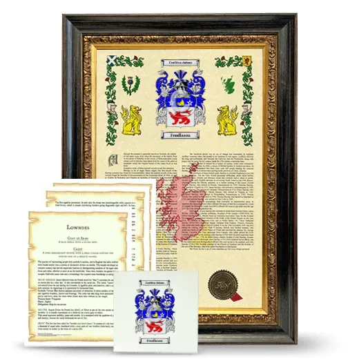 Fendlason Framed Armorial, Symbolism and Large Tile - Heirloom