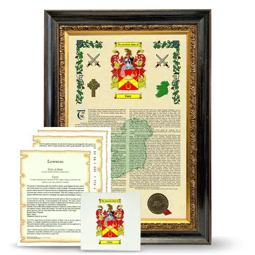 Fury Framed Armorial, Symbolism and Large Tile - Heirloom