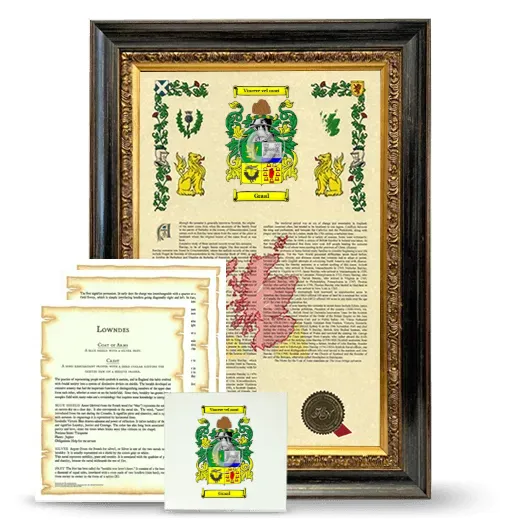 Graal Framed Armorial, Symbolism and Large Tile - Heirloom