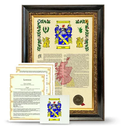 Haffie Framed Armorial, Symbolism and Large Tile - Heirloom