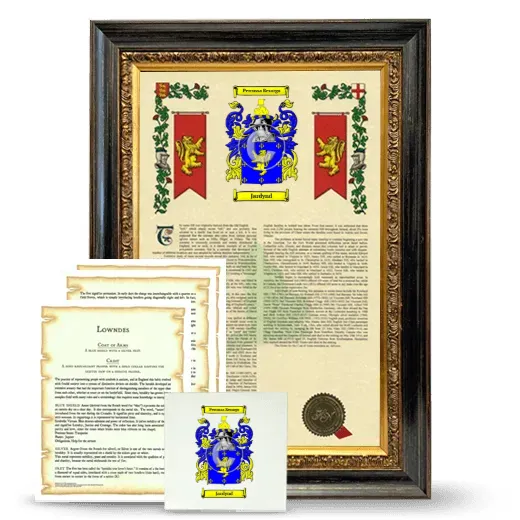 Jardynd Framed Armorial, Symbolism and Large Tile - Heirloom