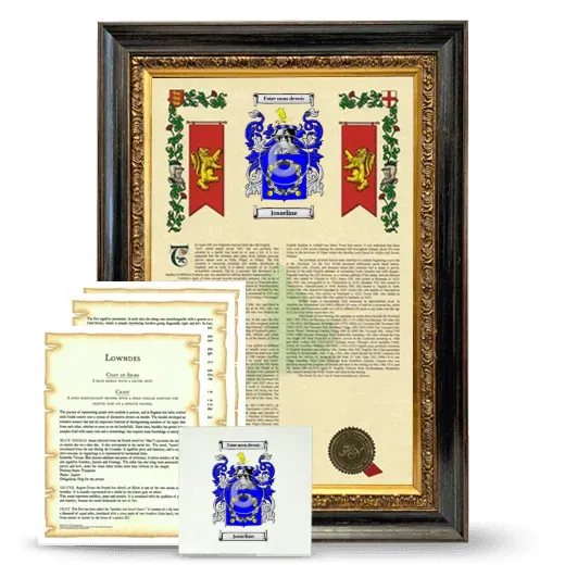 Josseline Framed Armorial, Symbolism and Large Tile - Heirloom