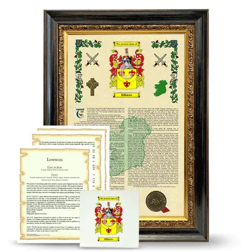 Killoran Framed Armorial, Symbolism and Large Tile - Heirloom