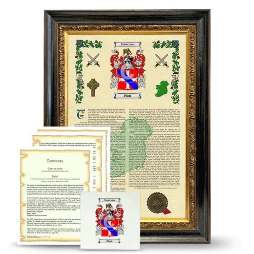 Phair Framed Armorial, Symbolism and Large Tile - Heirloom