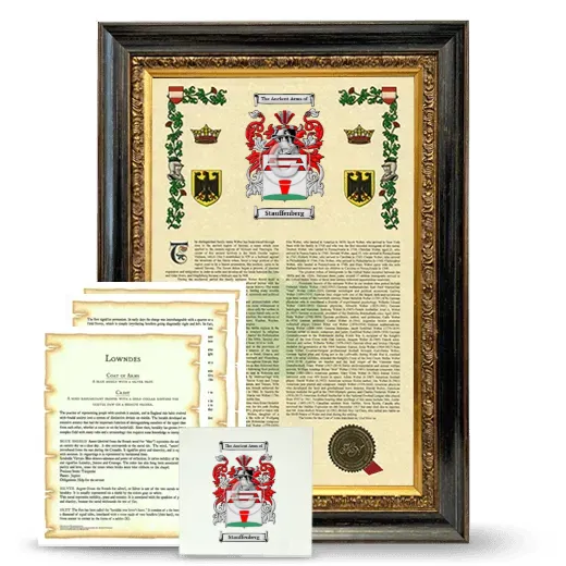 Stauffenberg Framed Armorial, Symbolism and Large Tile - Heirloom