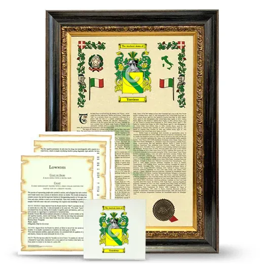 Travieso Framed Armorial, Symbolism and Large Tile - Heirloom