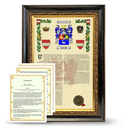 Bartholdi Framed Armorial History and Symbolism - Heirloom