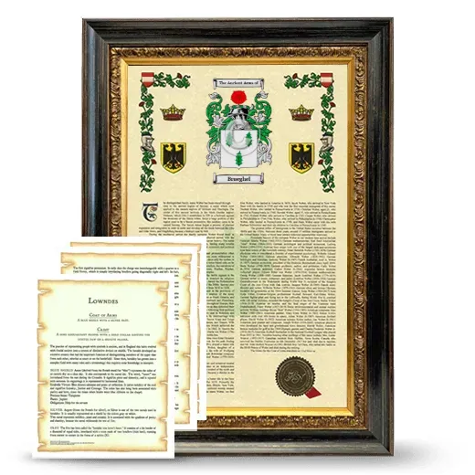 Brueghel Framed Armorial History and Symbolism - Heirloom