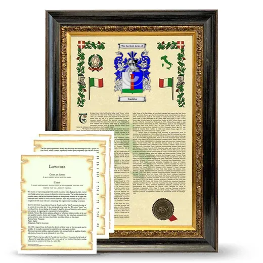 Fariño Framed Armorial History and Symbolism - Heirloom