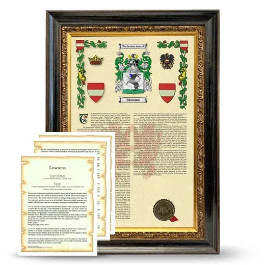 Firestone Framed Armorial History and Symbolism - Heirloom