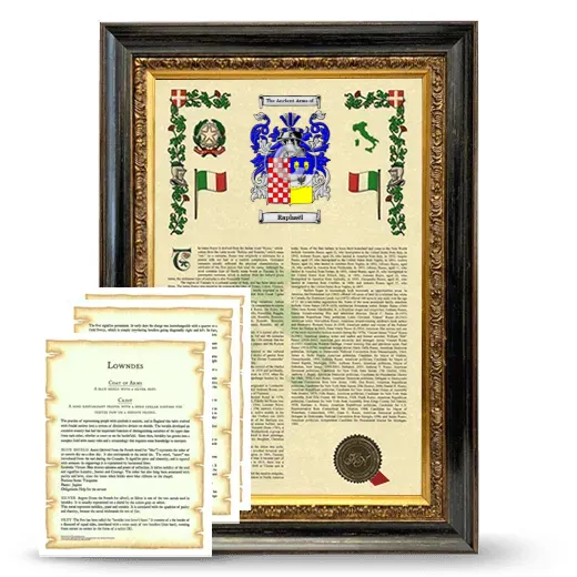 Raphaël Framed Armorial History and Symbolism - Heirloom