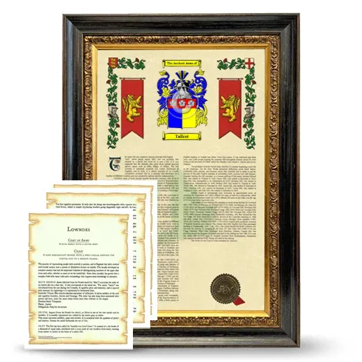 Tallcot Framed Armorial History and Symbolism - Heirloom