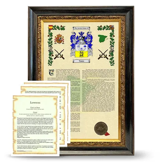 Varro Framed Armorial History and Symbolism - Heirloom