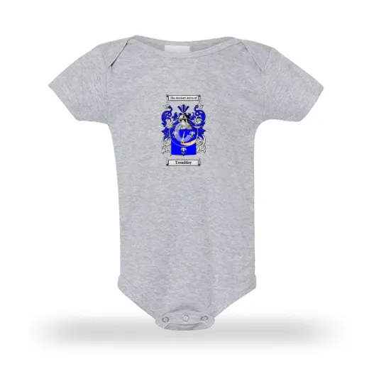 Trembloy Grey Baby One Piece