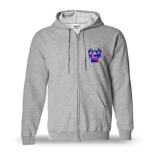 Abirkerdore Unisex Coat of Arms Zip Sweatshirt