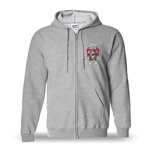 Aebischer Unisex Coat of Arms Zip Sweatshirt