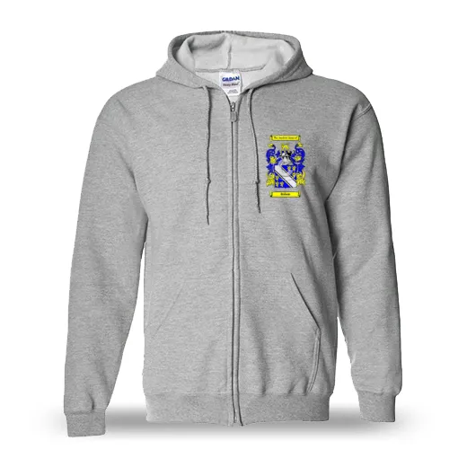 Bohon Unisex Coat of Arms Zip Sweatshirt