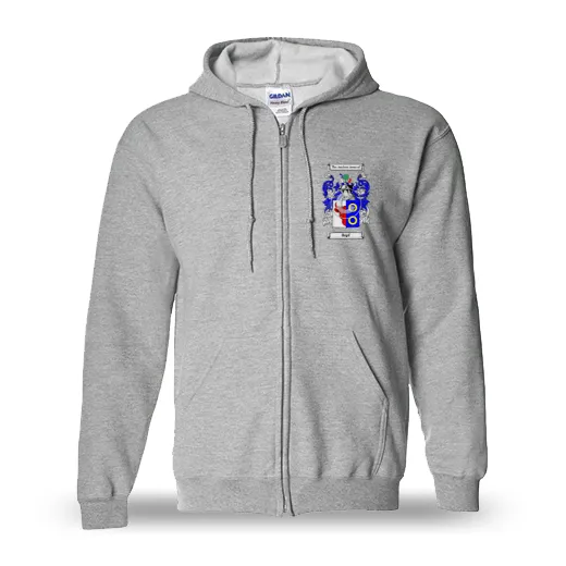 Bopf Unisex Coat of Arms Zip Sweatshirt