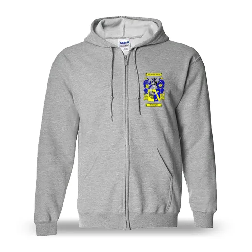 Bretsnyder Unisex Coat of Arms Zip Sweatshirt