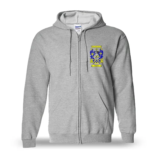 Broggan Unisex Coat of Arms Zip Sweatshirt