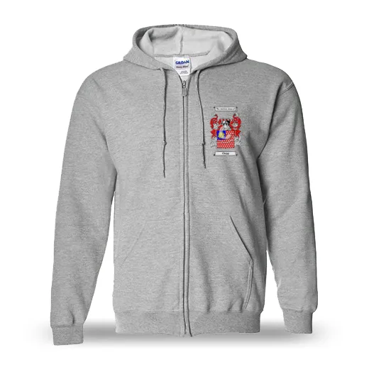 Clapp Unisex Coat of Arms Zip Sweatshirt