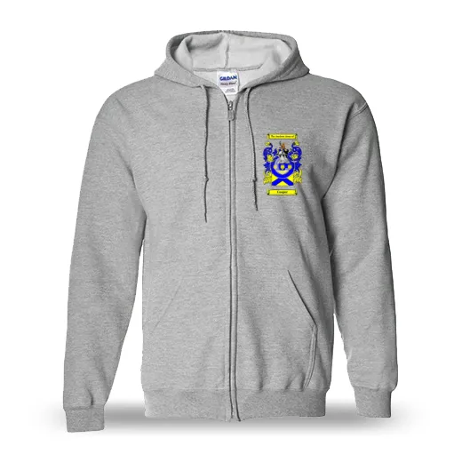 Cooper Unisex Coat of Arms Zip Sweatshirt