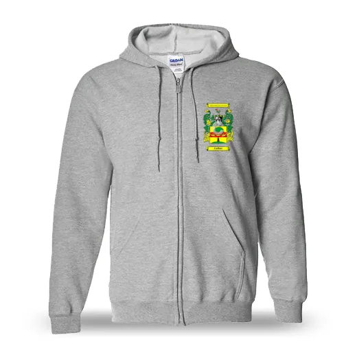 Corless Unisex Coat of Arms Zip Sweatshirt