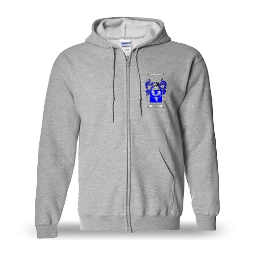 Dalphine Unisex Coat of Arms Zip Sweatshirt