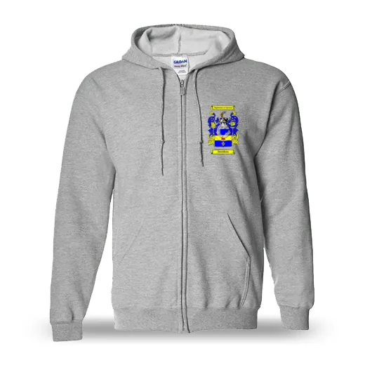 Davidson Unisex Coat of Arms Zip Sweatshirt