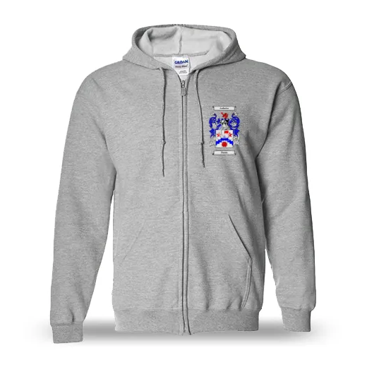 Ewan Unisex Coat of Arms Zip Sweatshirt