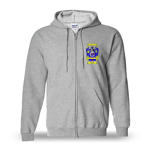 Fantasia Unisex Coat of Arms Zip Sweatshirt