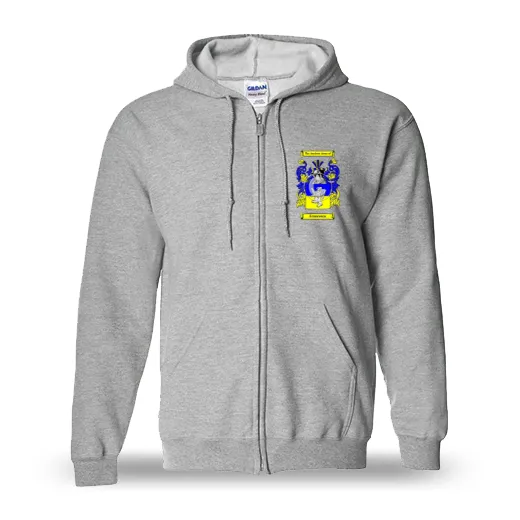 Francesca Unisex Coat of Arms Zip Sweatshirt