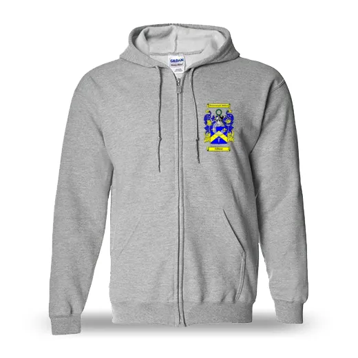 Gilmor Unisex Coat of Arms Zip Sweatshirt