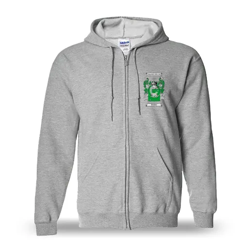 Hanley Unisex Coat of Arms Zip Sweatshirt
