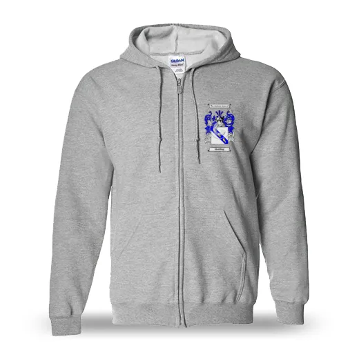Harding Unisex Coat of Arms Zip Sweatshirt