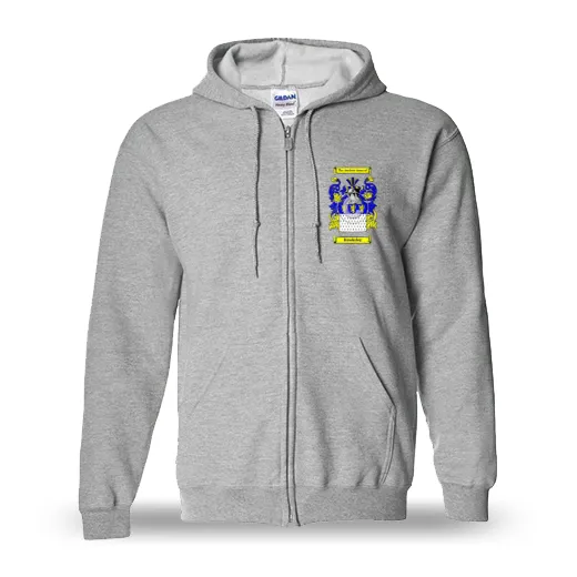 Hawksley Unisex Coat of Arms Zip Sweatshirt