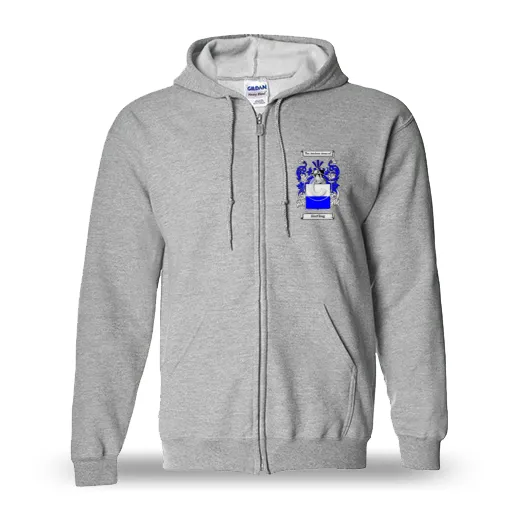 Hertling Unisex Coat of Arms Zip Sweatshirt