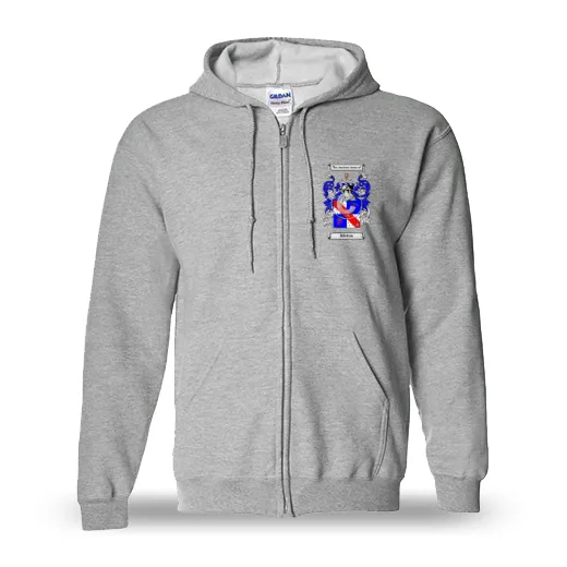Ikleton Unisex Coat of Arms Zip Sweatshirt