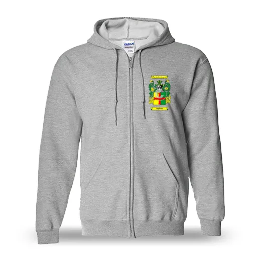 Ingham Unisex Coat of Arms Zip Sweatshirt