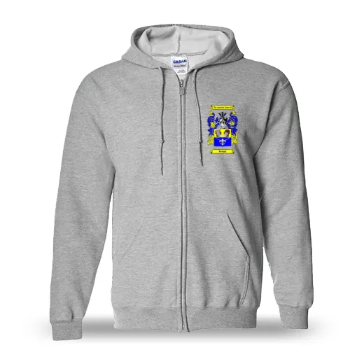 Koepp Unisex Coat of Arms Zip Sweatshirt