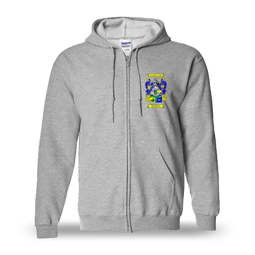 MacMaster Unisex Coat of Arms Zip Sweatshirt