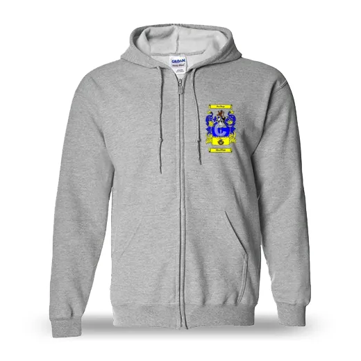 MacPhie Unisex Coat of Arms Zip Sweatshirt
