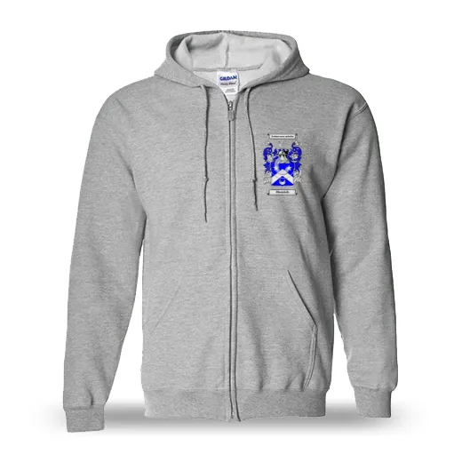Mannish Unisex Coat of Arms Zip Sweatshirt