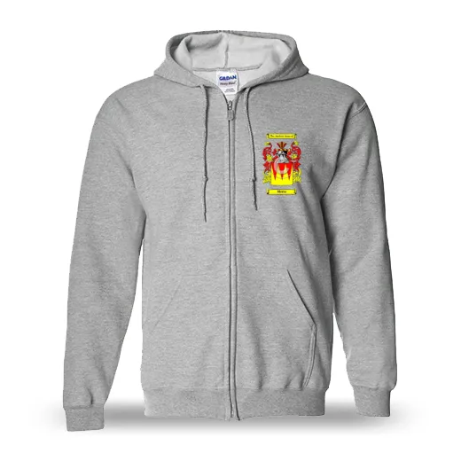 Merns Unisex Coat of Arms Zip Sweatshirt