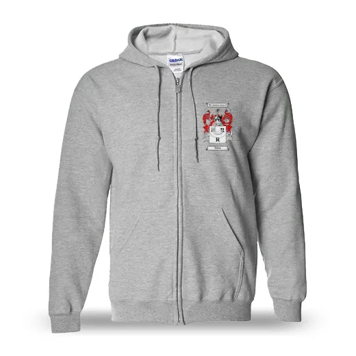 Pates Unisex Coat of Arms Zip Sweatshirt