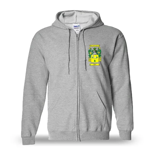 Pires Unisex Coat of Arms Zip Sweatshirt