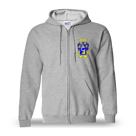 Proust Unisex Coat of Arms Zip Sweatshirt