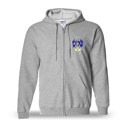 Rangman Unisex Coat of Arms Zip Sweatshirt