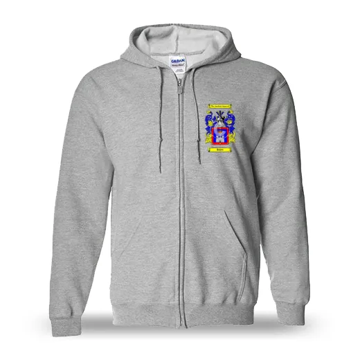 Reyes Unisex Coat of Arms Zip Sweatshirt